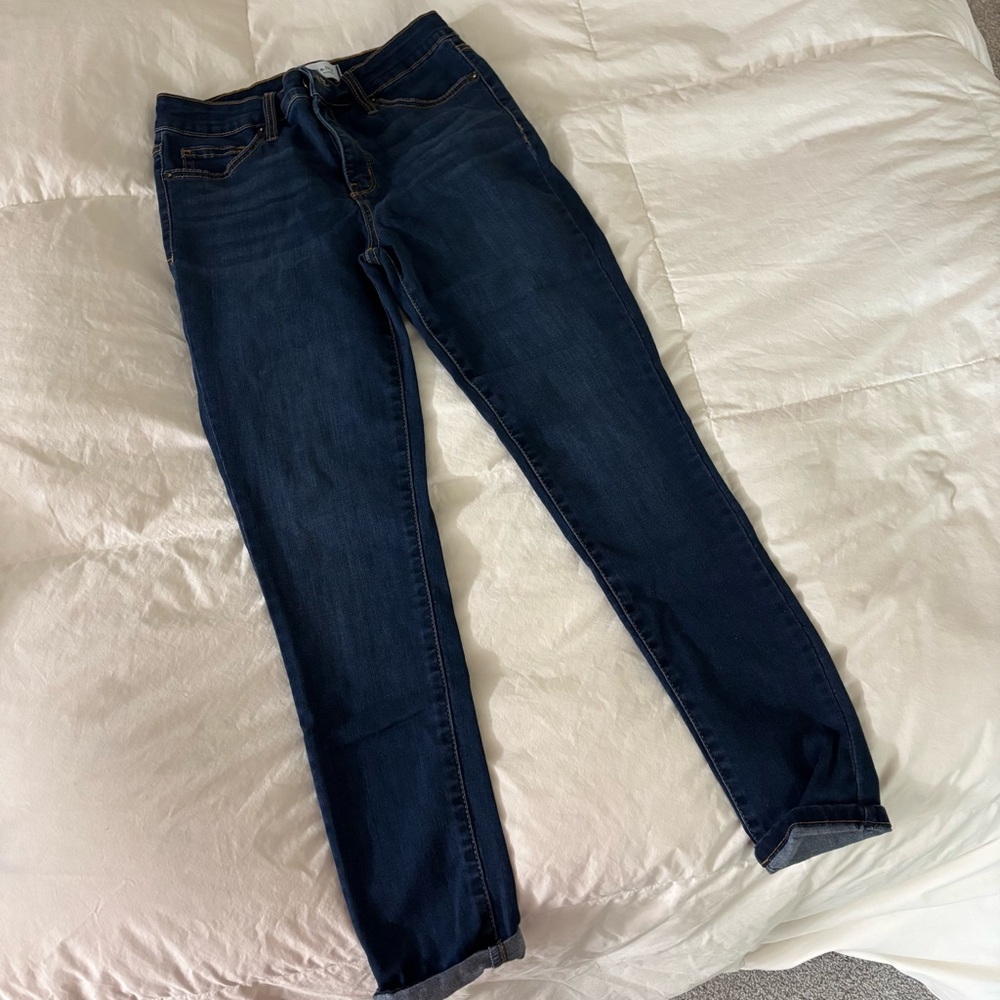 Crown & Ivy High Rise Skinny Jeans
